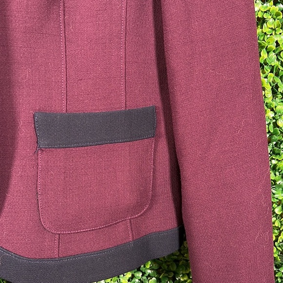 ROSS Myer Purple Navy Blazer with Purple Buttons size 12 - Picture 6 of 9